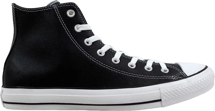 

Кроссовки Converse Chuck Taylor All Star Leather Hi Black, черный