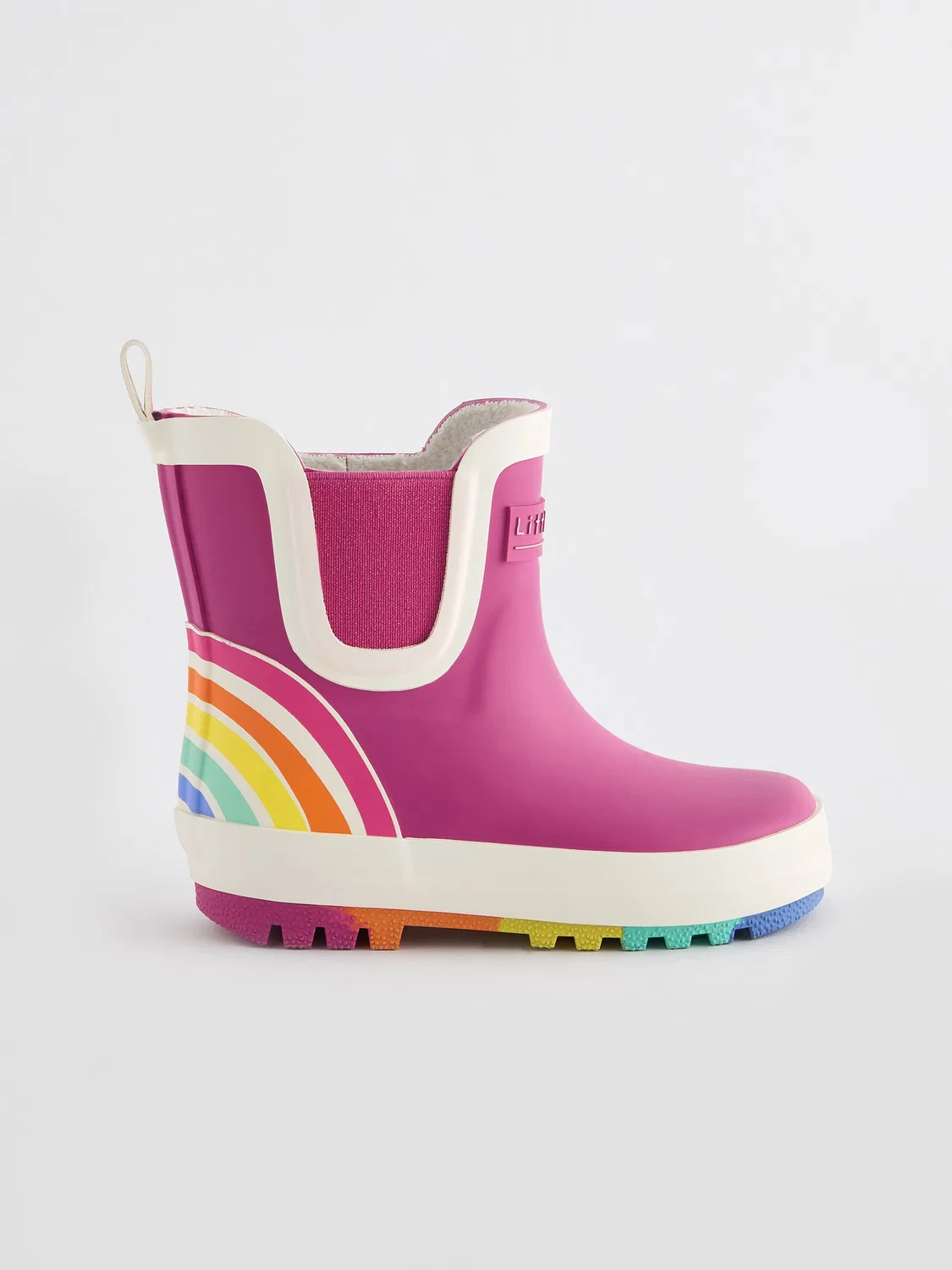 Резиновые сапоги Rainbow Welly Boots Little Bird by Jools Oliver, розовые — фото 2