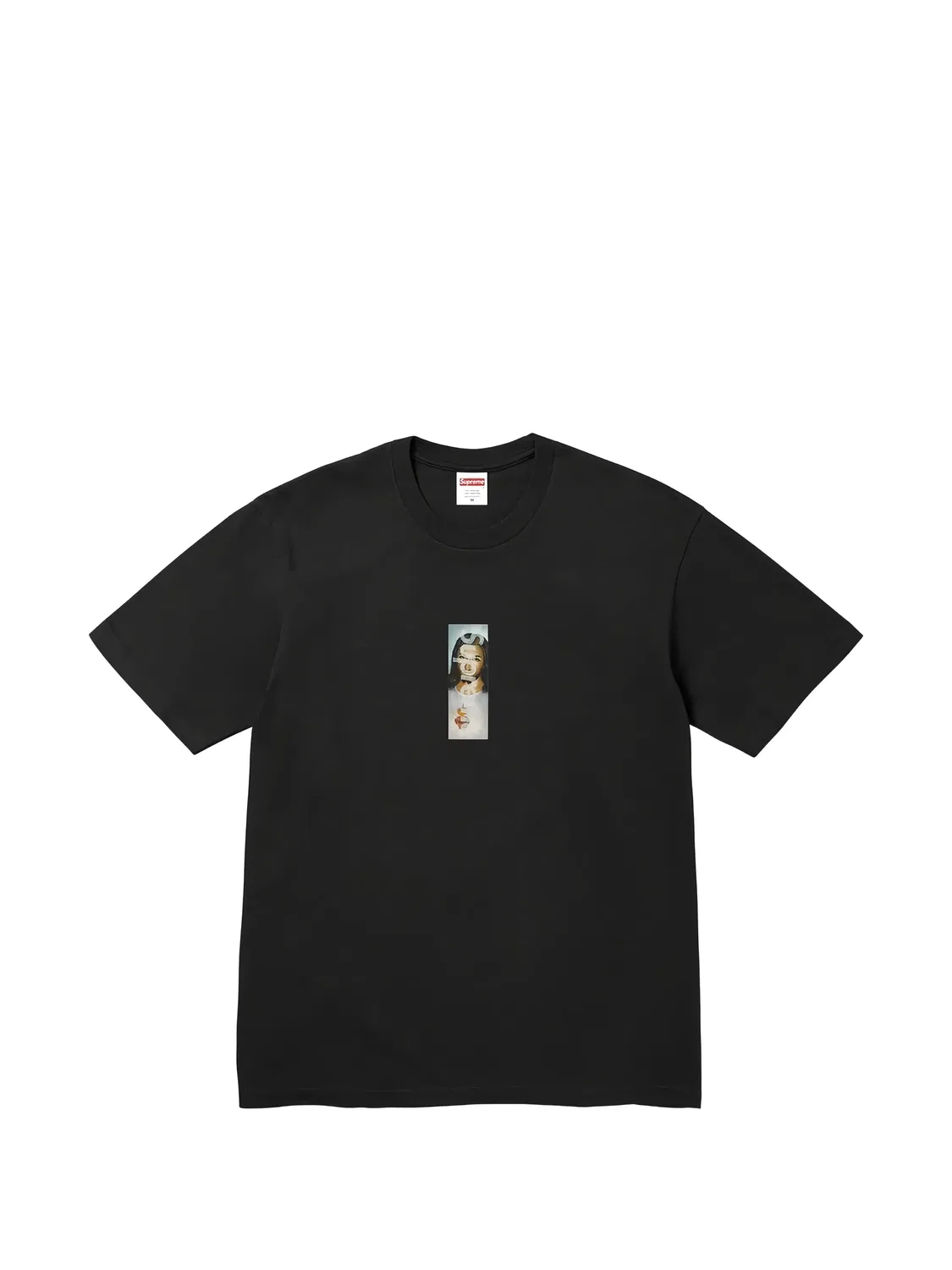 Футболка Prayer Card Box Logo черная Supreme, черный