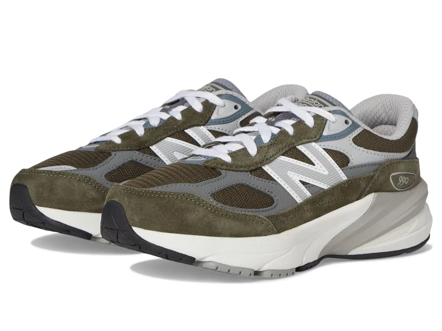 Детские кроссовки New Balance 990v6 Olive Gray