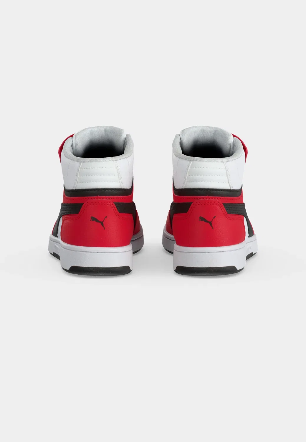 Rebound slam mid unisex - высокие кроссовки Puma, Red/Black/White — фото 4
