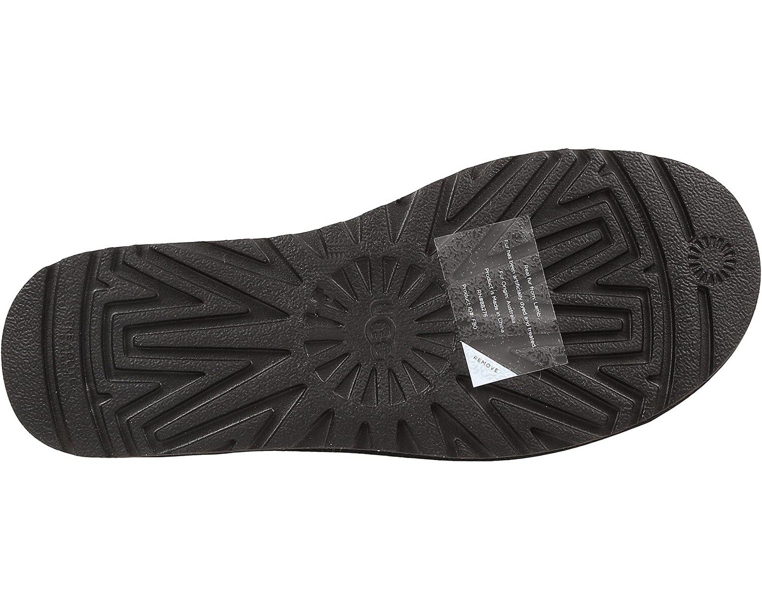 Угги Bailey Button II UGG, черный — фото 3