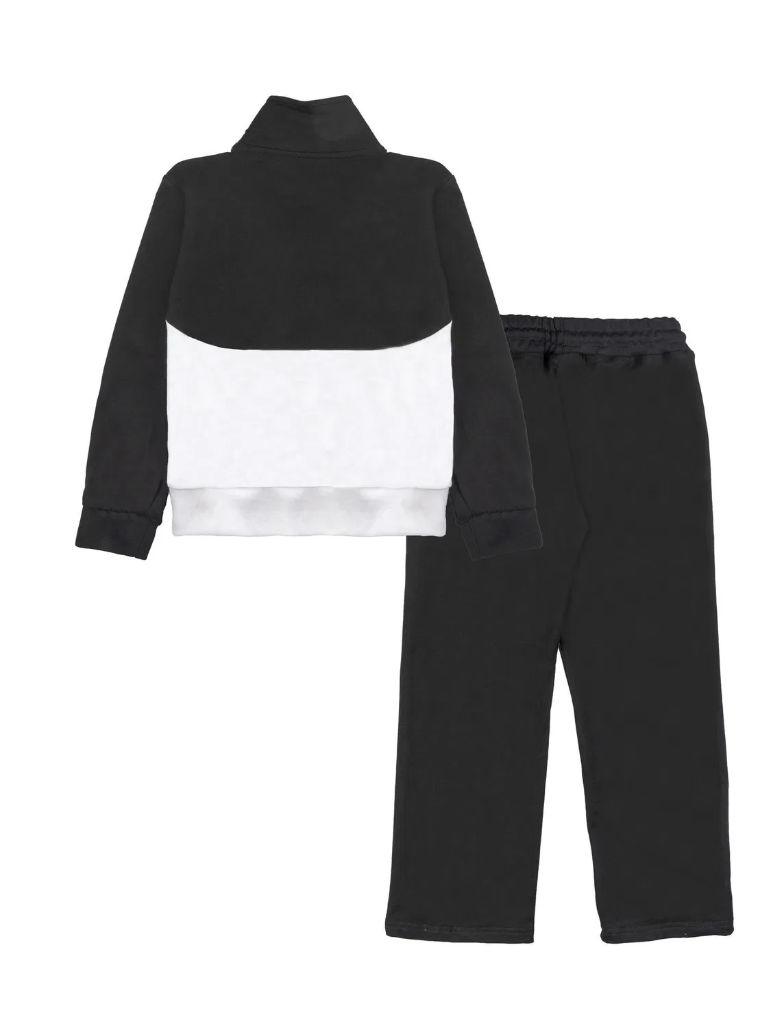 Детский спортивный костюм для девочек Sporty Gold Leone 1947 Apparel, Schwarz Mondgrau — фото 2