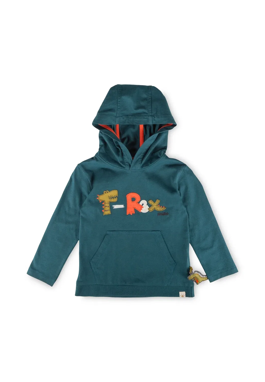 Толстовка Langarmshirt с динозаврами - худи Sigikid, Blau