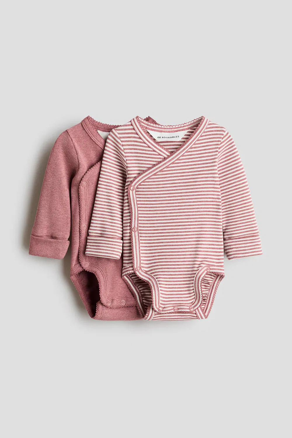 Комплект из 2 боди с функцией роста H&M, Mattrosa/Gestreift