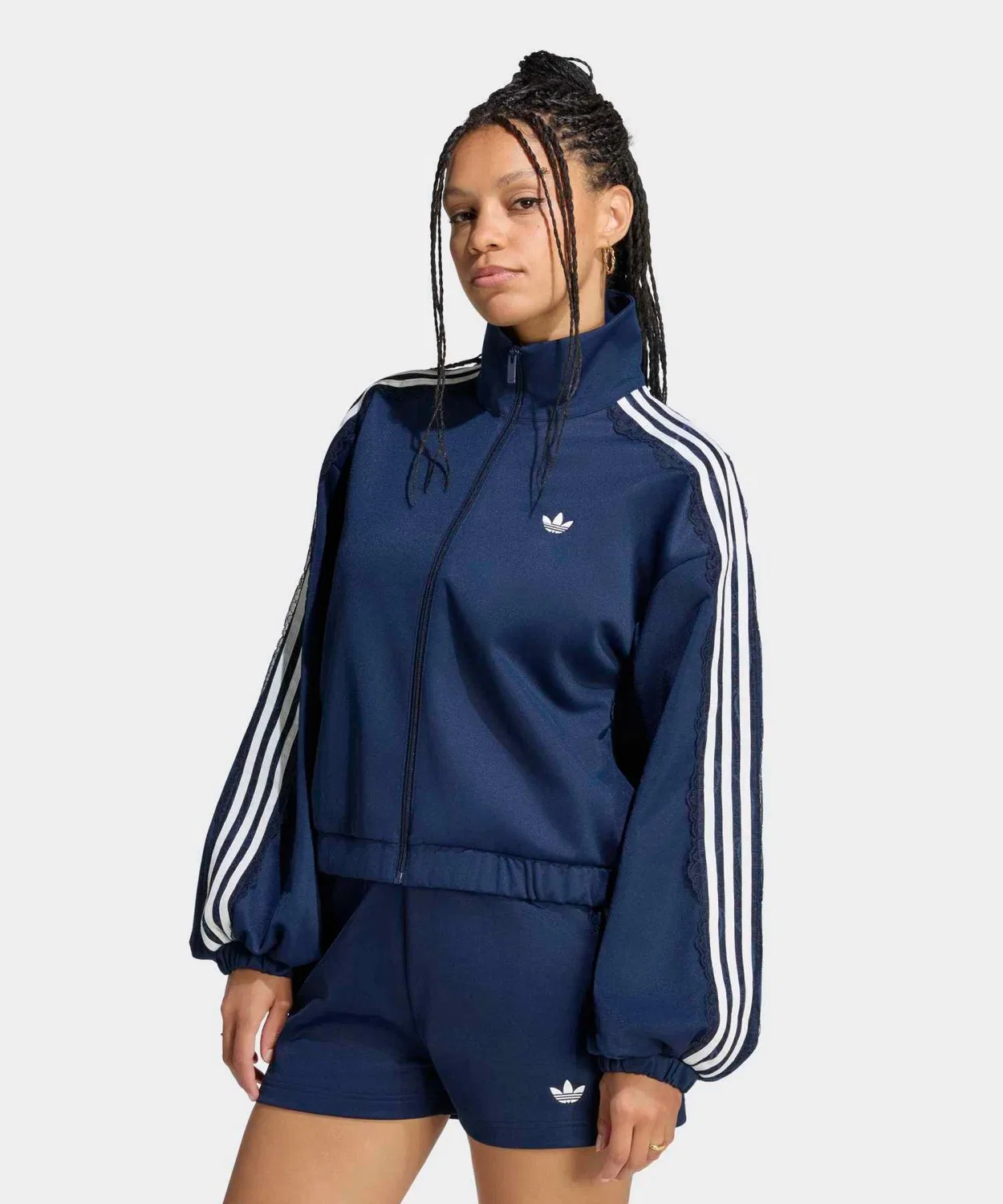 Женский оверсайз-джерси с принтом Race Oversize Archive Track Top Adidas, Navy