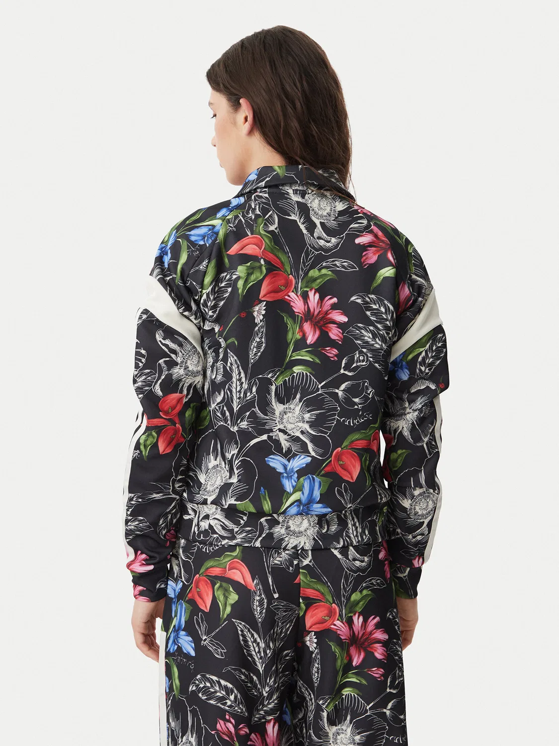 Женская толстовка стандартного кроя Frarm Rio House Of Trio Track Top Adidas, черный — фото 3