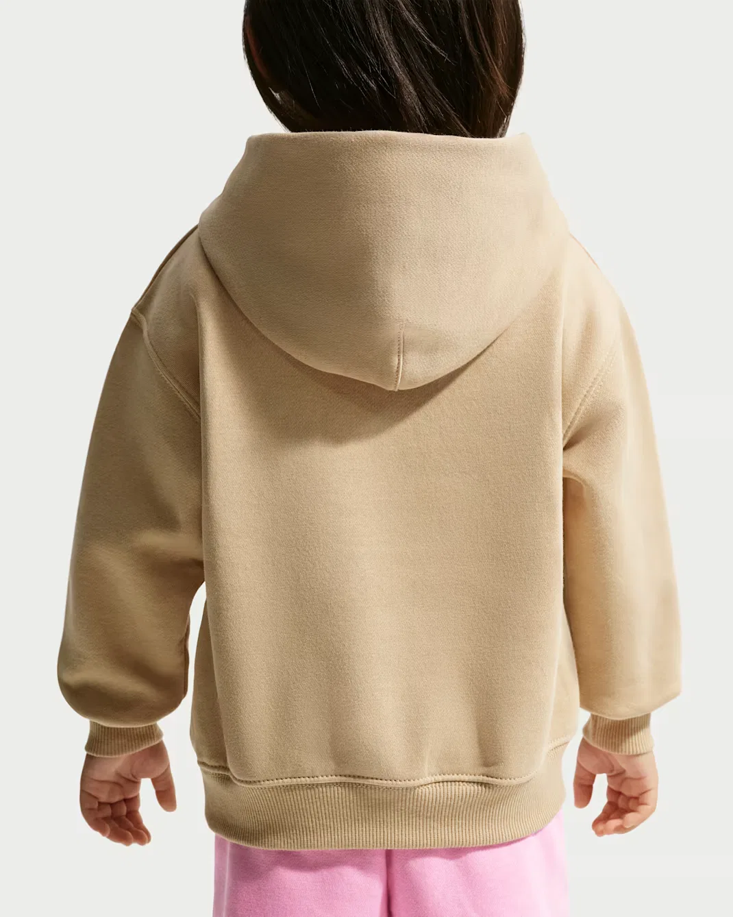 Детская флисовая толстовка с капюшоном от Toddler Studio Nike Sportswear, Linen — фото 2