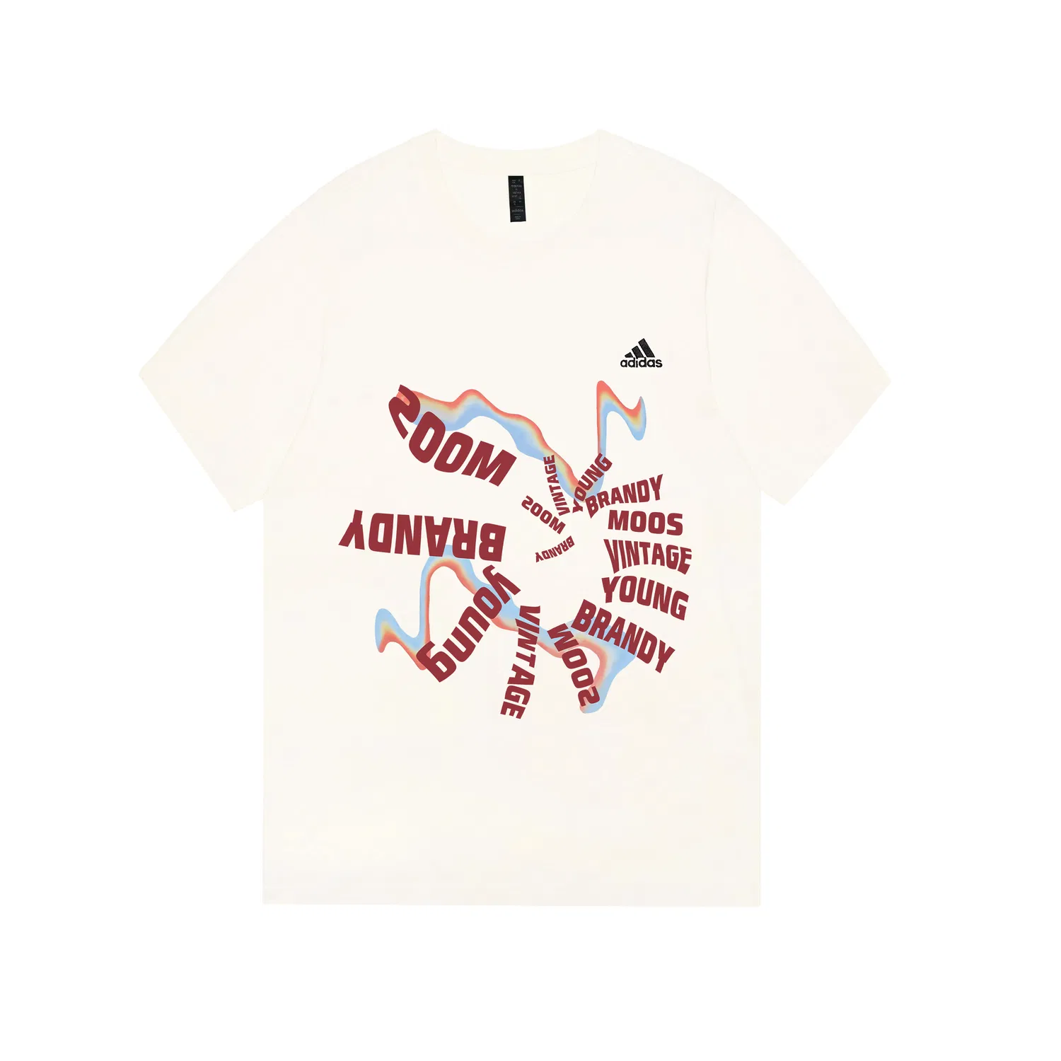 Мужская футболка с круглым вырезом из хлопка MUST HAVES Adidas, Ecru