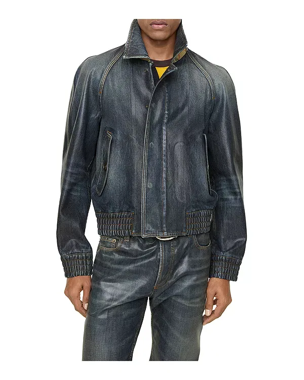 Мужская куртка из денима Rivero Burberry, Mid Blue