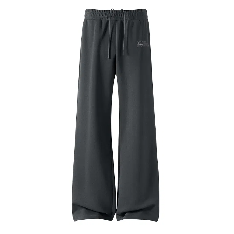 Детские штаны повседневные без гендера MINISO, American Bootcut Dark Gray