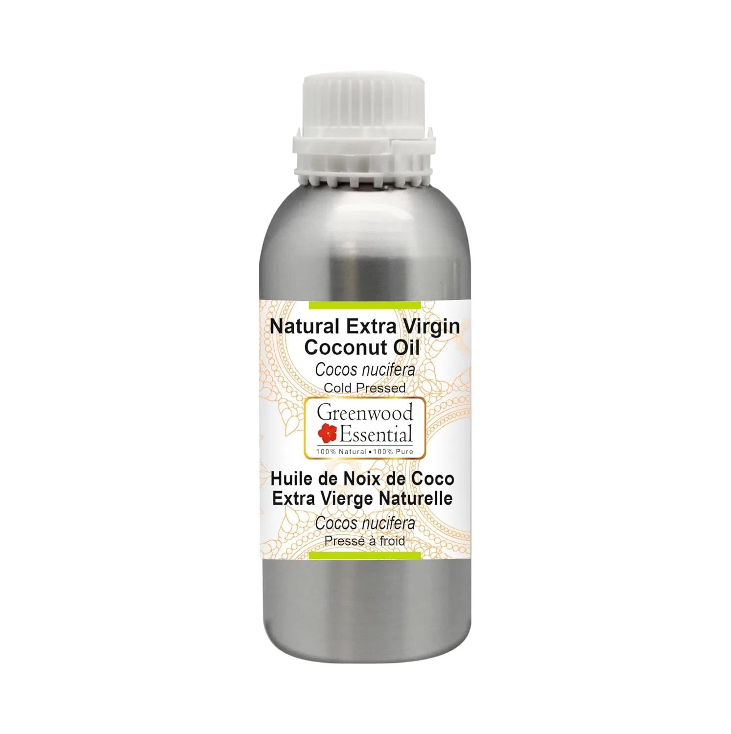 Масло кокосовое Extra Virgin Cold Pressed, Greenwood Essential, 1250 мл