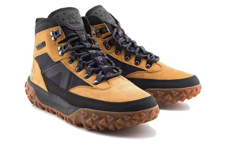 Мужские походные ботинки Timberland из нубука цвета "Пшеница" — фото 3