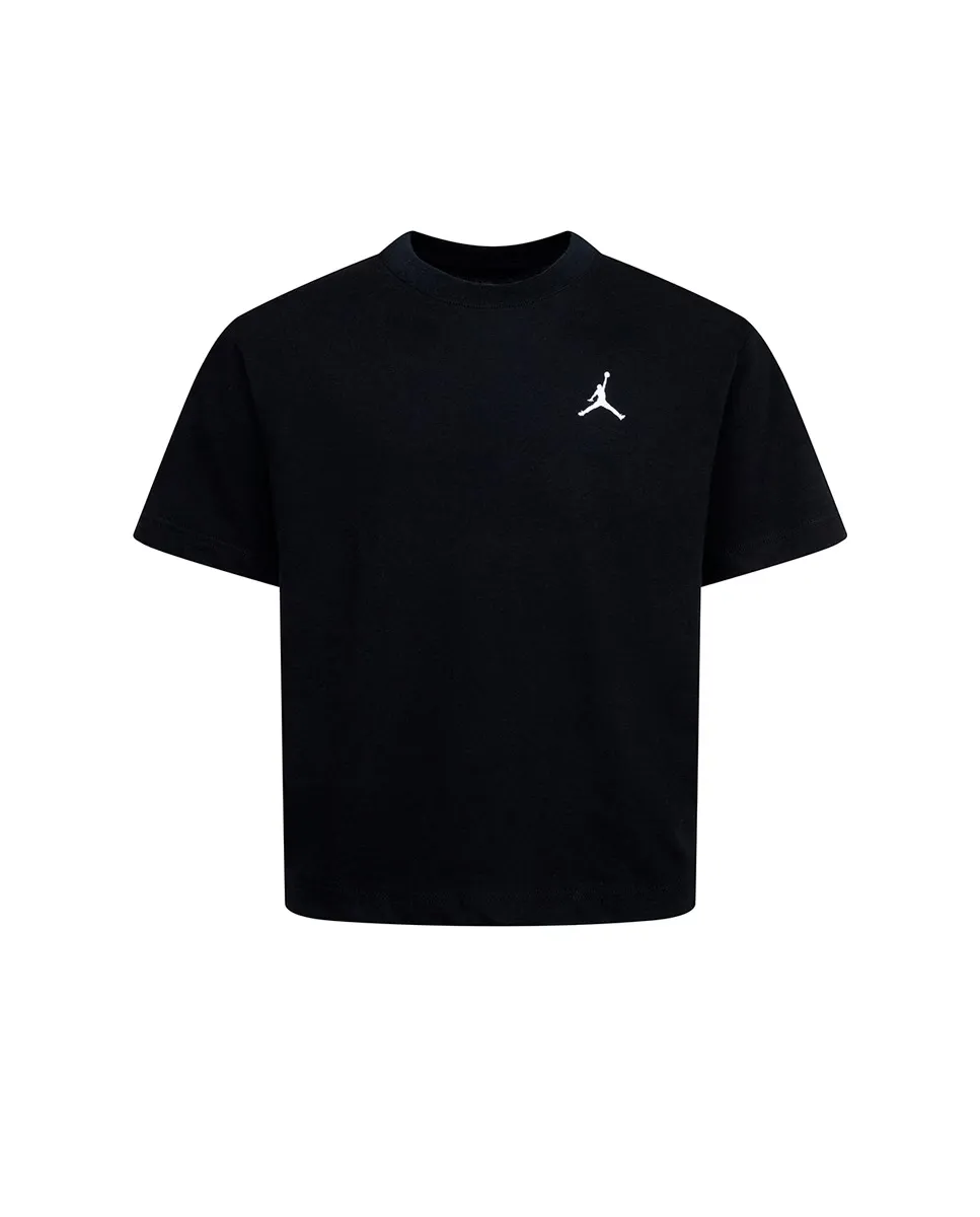 

Футболка с коротким рукавом для девочек Jordan Brooklyn Essentials, черный
