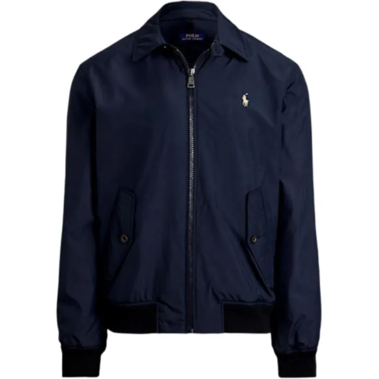 Куртка с логотипом на молнии Polo Ralph Lauren, морской синий