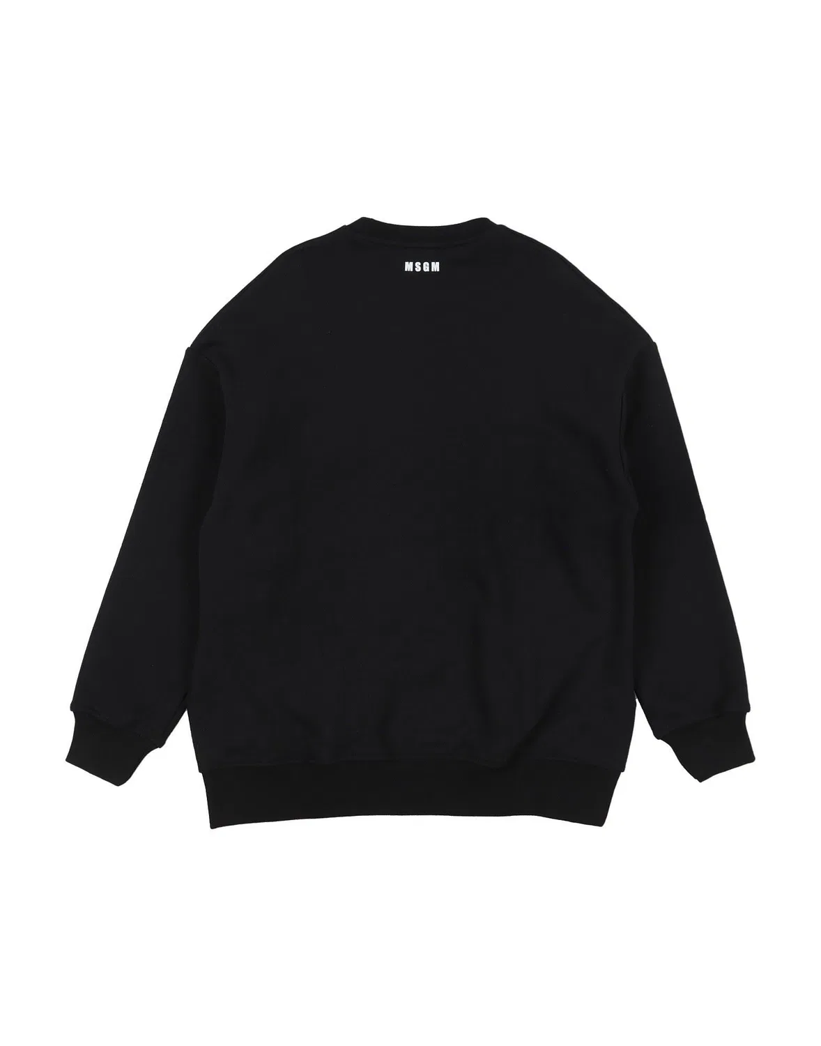 Детская толстовка из флиса с принтом Msgm, черный — фото 2