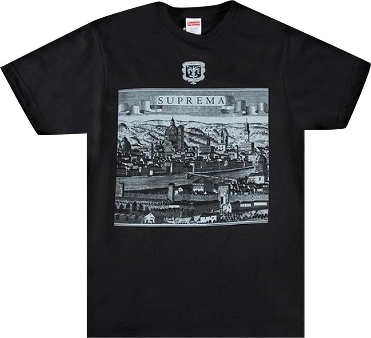 

Футболка Supreme Fiorenza Tee 'Black', черный