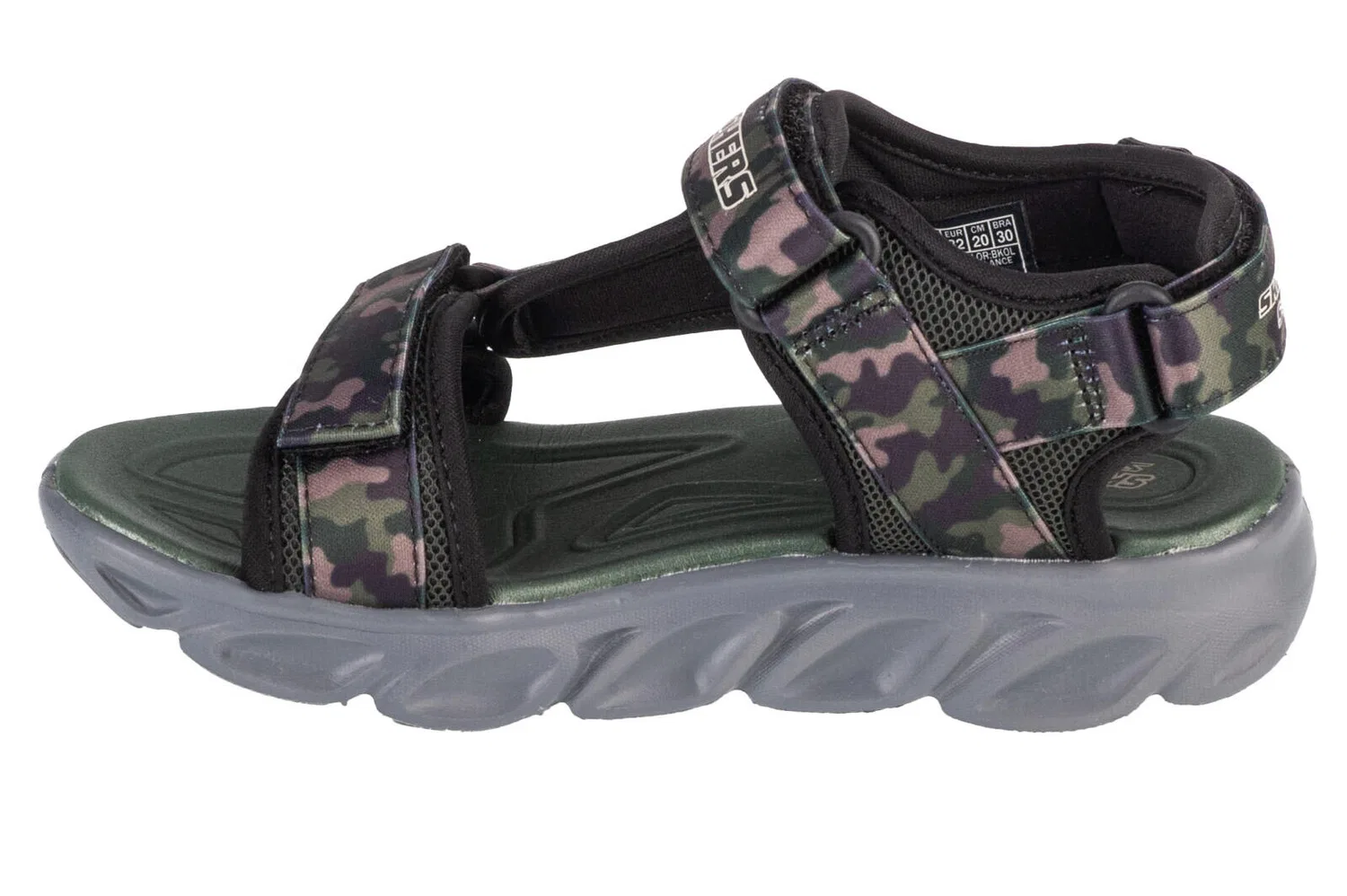 Детские сандалии для мальчиков с принтом Hypno-Splash - Sun Breaks Skechers, Schwarz — фото 2