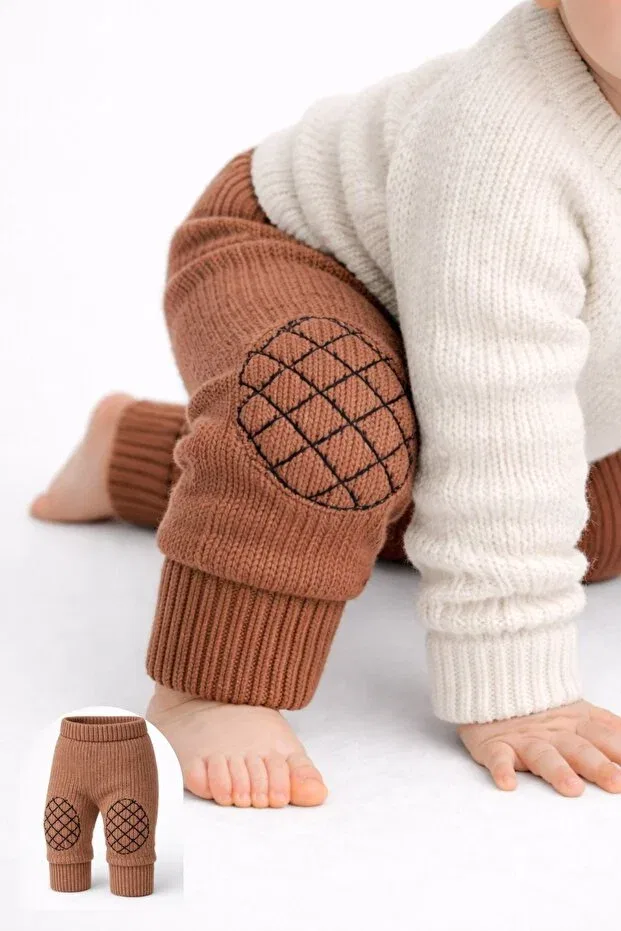 Детские леггинсы для девочек хлопковые Minytrendy, Brown