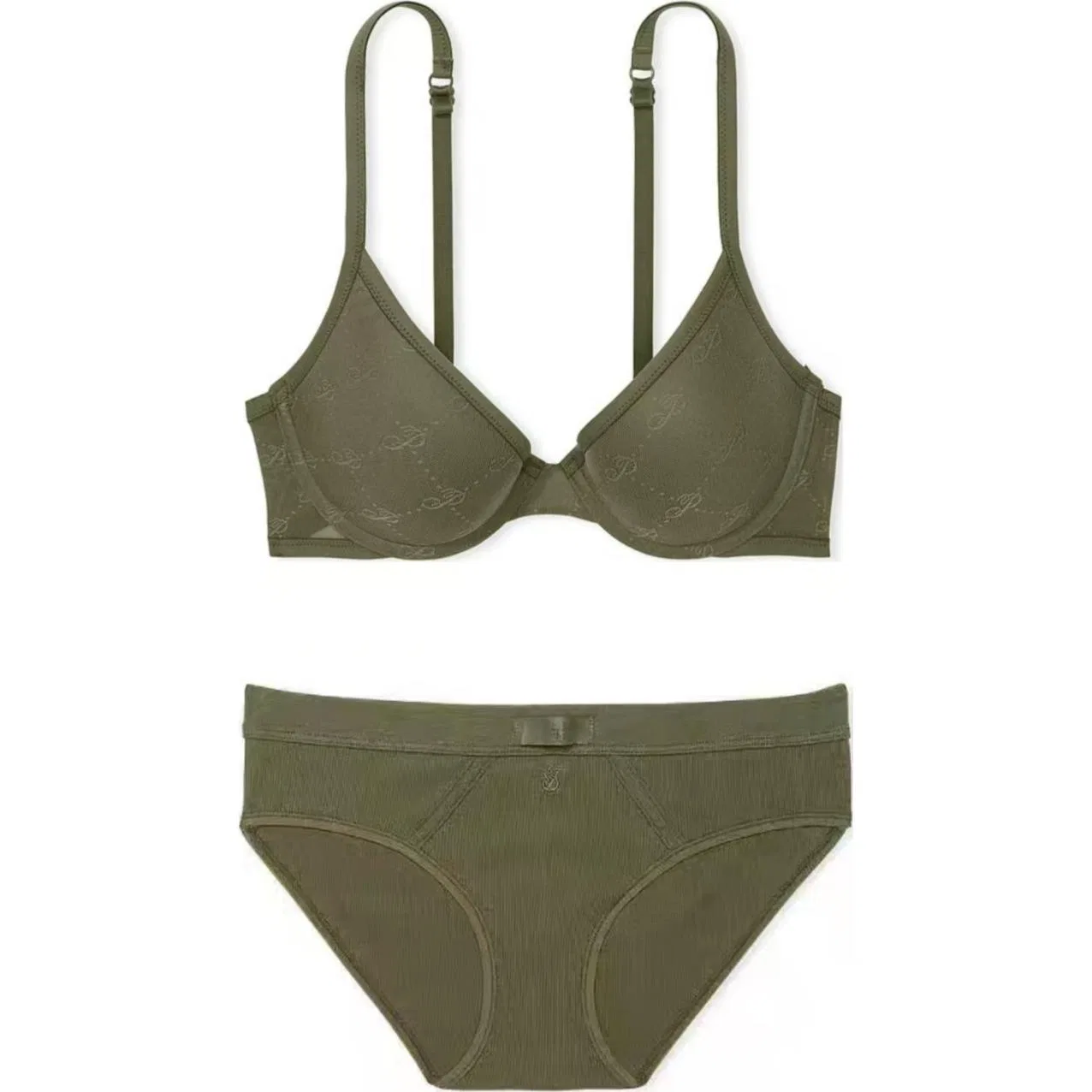 Женский комплект нижнего белья Зеленый Victoria's Secret