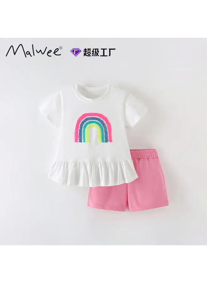 Комплект летний с коротким рукавом для девочек Malwee