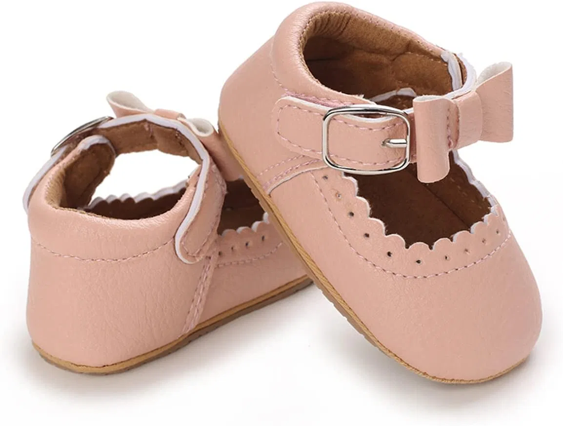 Детские туфли Мэри Джейн для девочек COSANKIM, Pink — фото 3