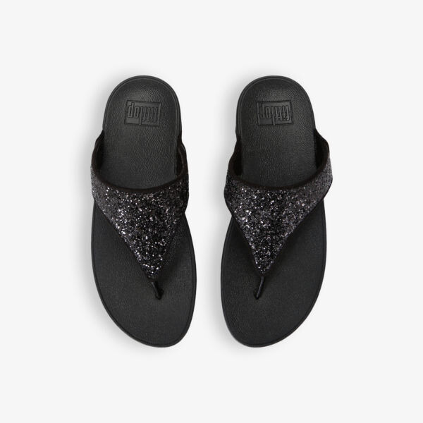 Плетеные сандалии Lulu, украшенные блестящими стразами Fitflop, черный — фото 2