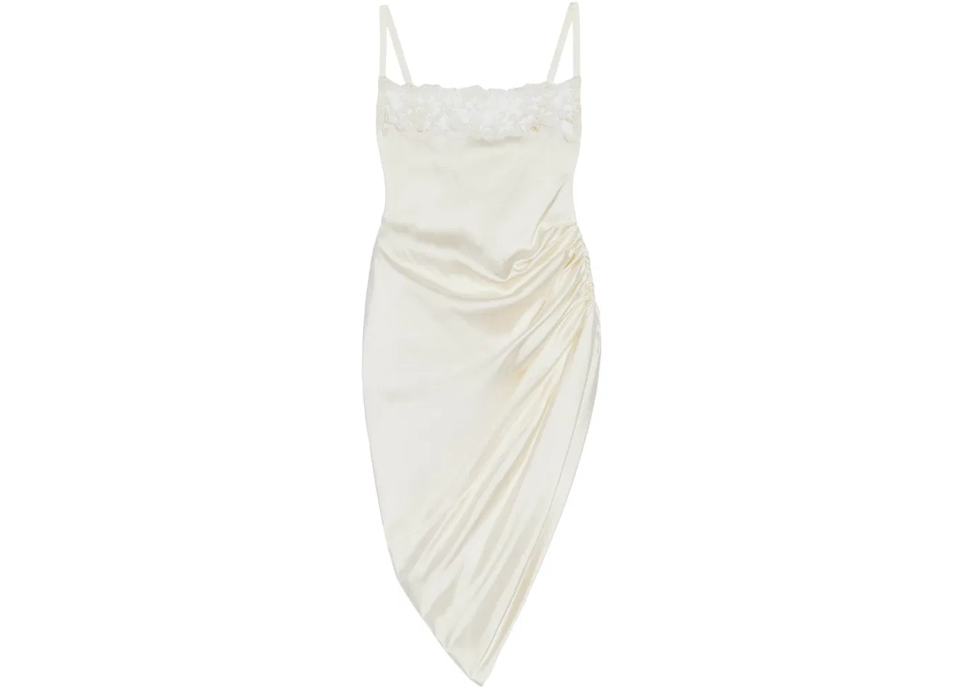 Женское платье с вышивкой Brodée Jacquemus, Off White