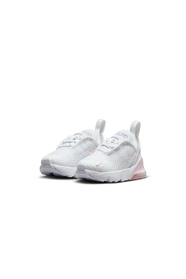 Детские повседневные кроссовки для малышей с липучкой Glam Nike, White/Pink