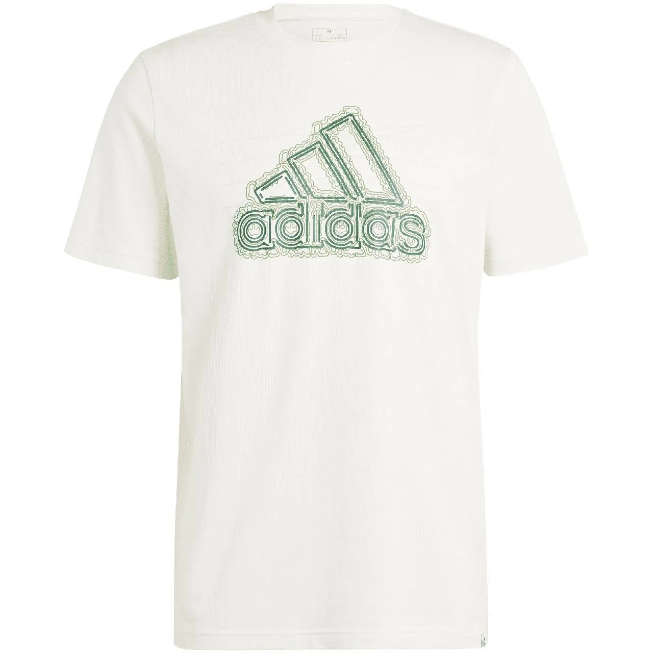 Мужская футболка с коротким рукавом Adidas IS2873, Цвет Cremefarben Grun Weiss