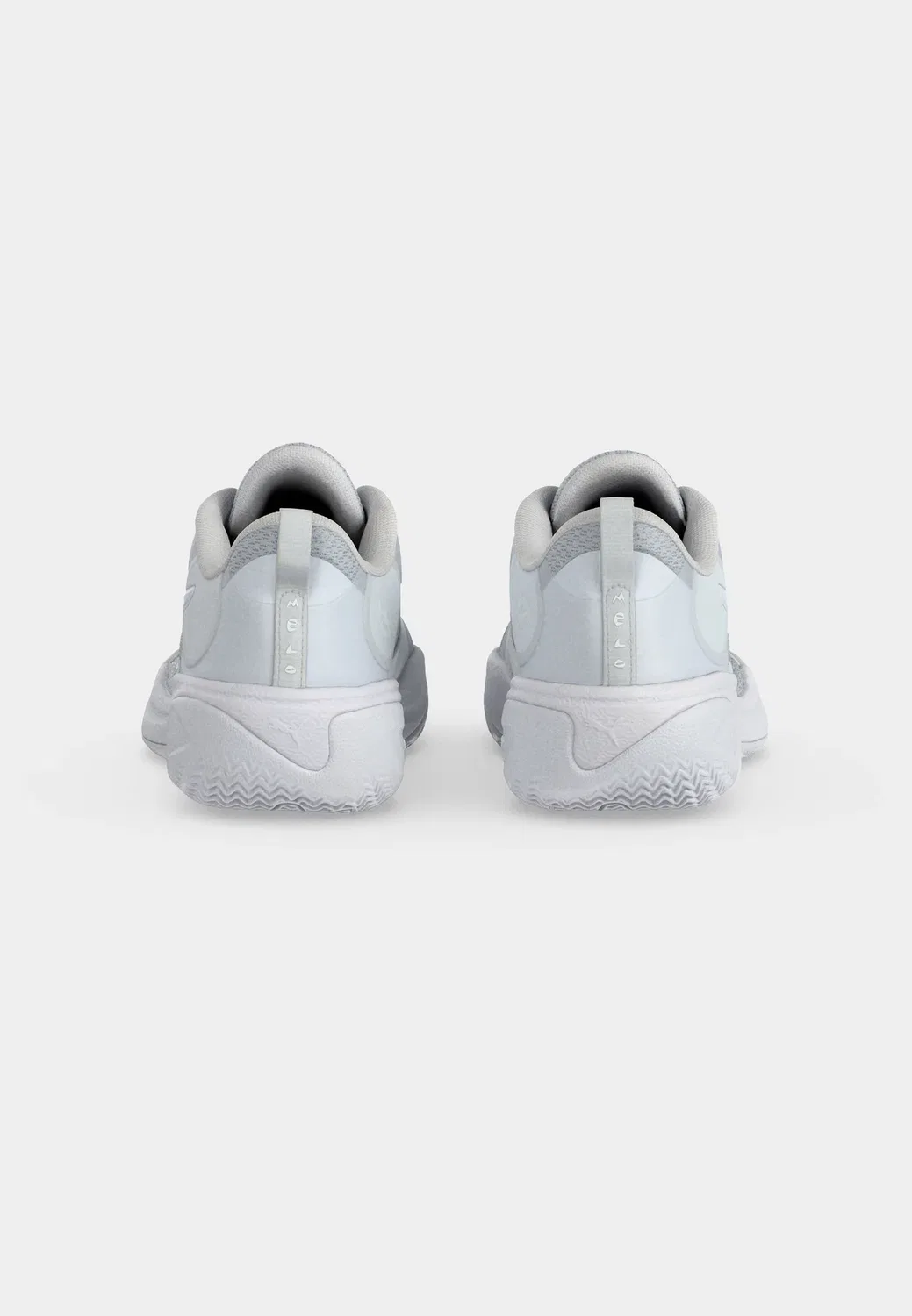 Mb world 01 jr унисекс - баскетбольные кроссовки Puma, White/Silver-Coloured Mist — фото 4