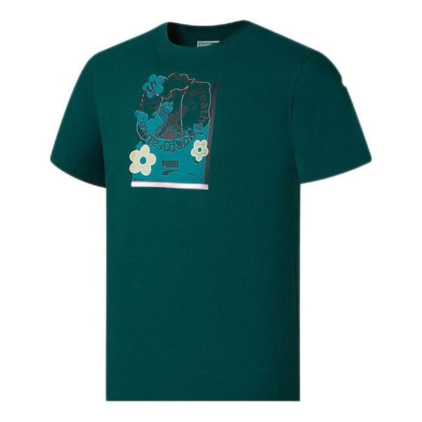 

Футболка downtown graphic t-shirt 'green' Puma, зеленый