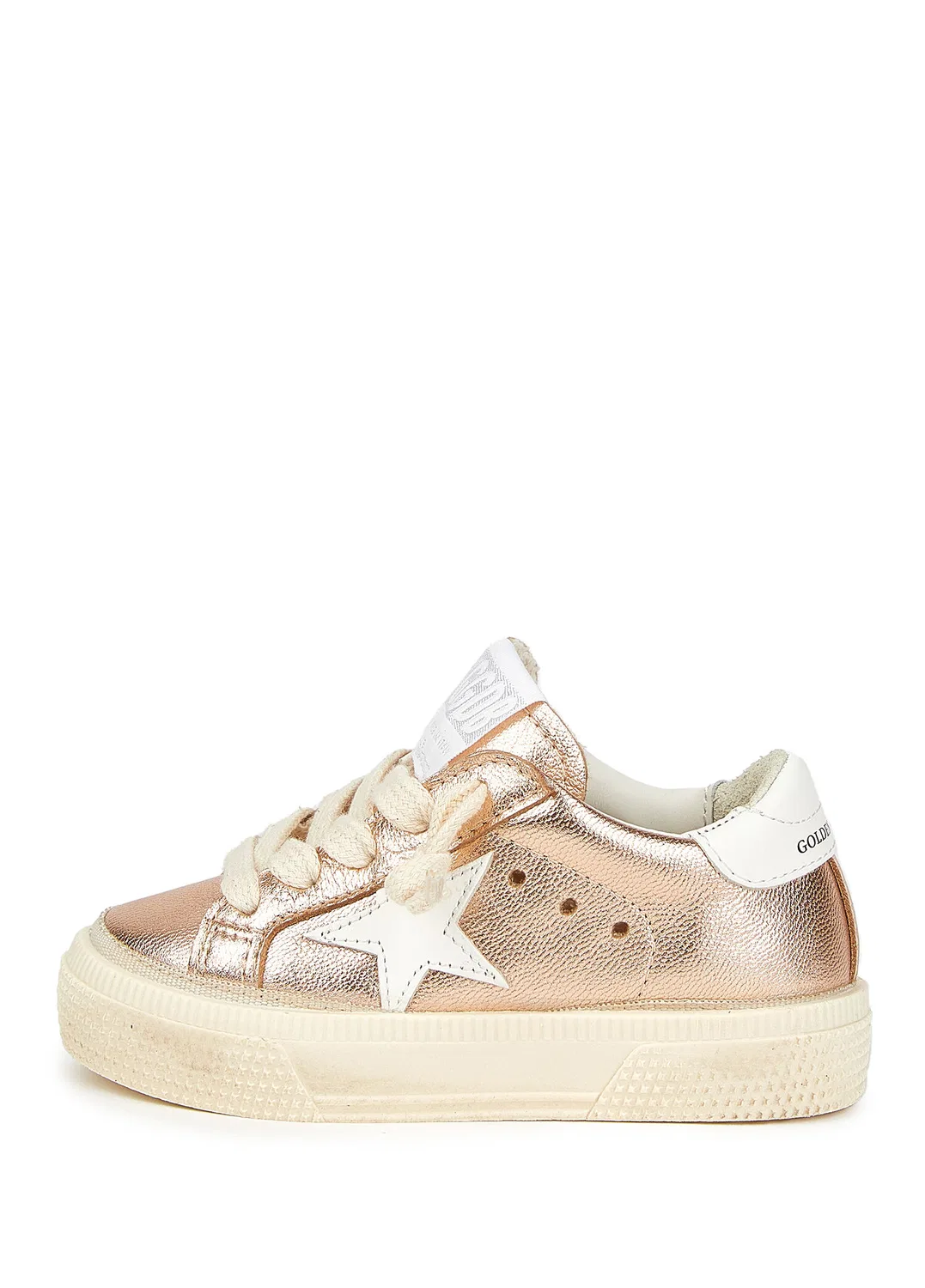 Кроссовки Golden Goose May Rose Gold, разноцветный белый
