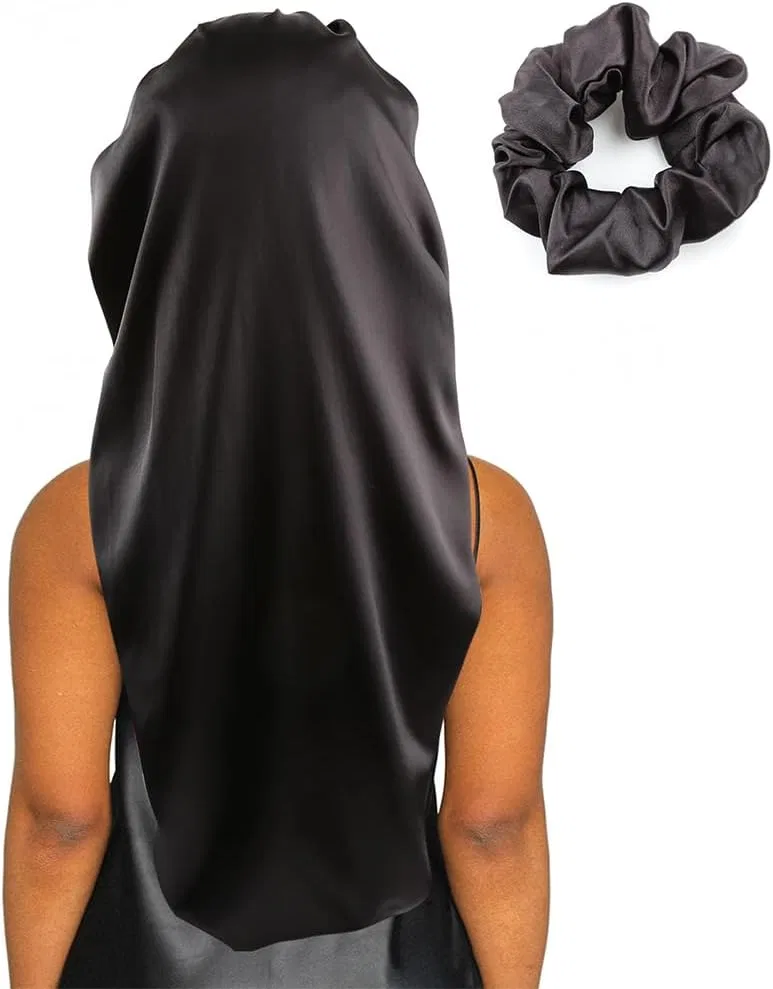Шапочка для душа Satin Hair, двойной слой, 2XL, Black Sent Hair