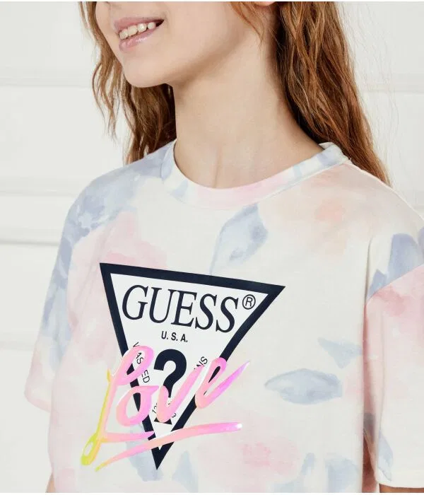 Детская футболка свободного кроя T-Shirt Guess, мультиколор — фото 4