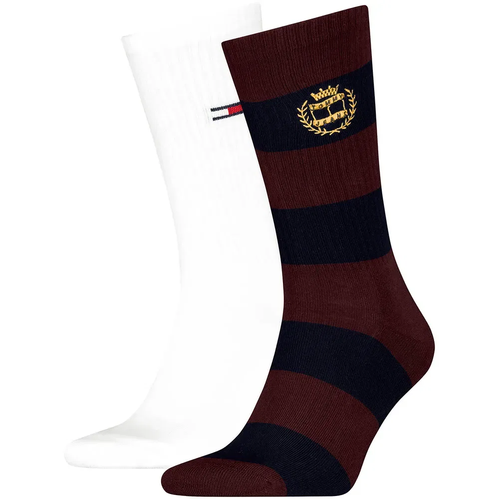 Женские носки с фирменной вышивкой Tommy hilfiger, Multicolor