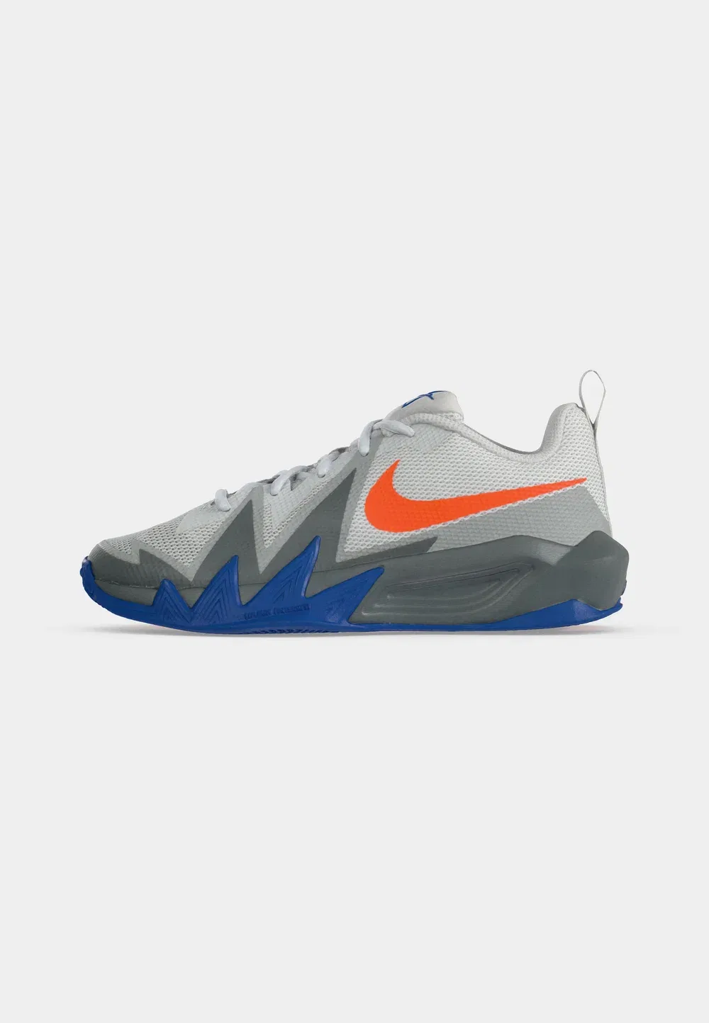 Баскетбольные кроссовки St Dynamite унисекс Nike Performance, Vast Grey/Safety Orange/Light Smoke Grey/Smoke Grey/Game Royal — фото 2