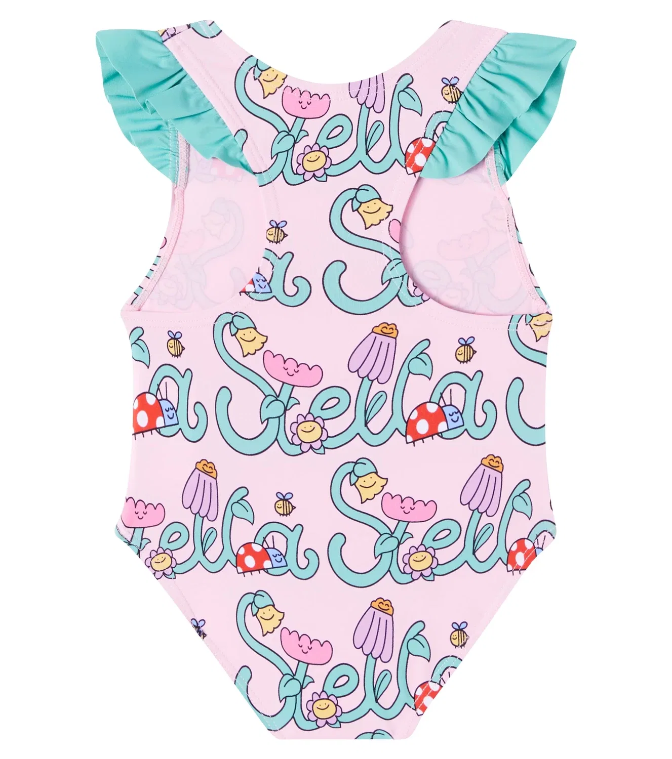 Раздельный купальник с принтом Baby Stella Stella Mccartney Kids, розовый — фото 2