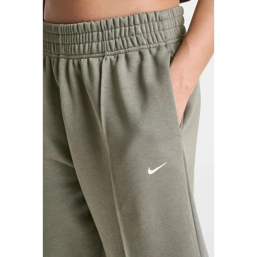 Женские спортивные штаны из футера с свободным кроем Nike Nsw Fleece, Зеленый — фото 4