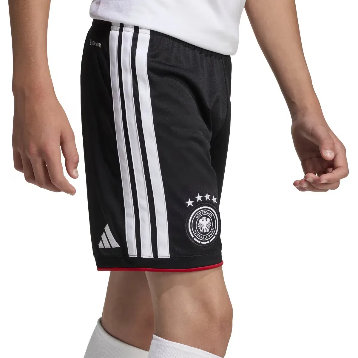 Детские шорты для мальчиков с принтом Germany 2026 adidas, Negro — фото 4
