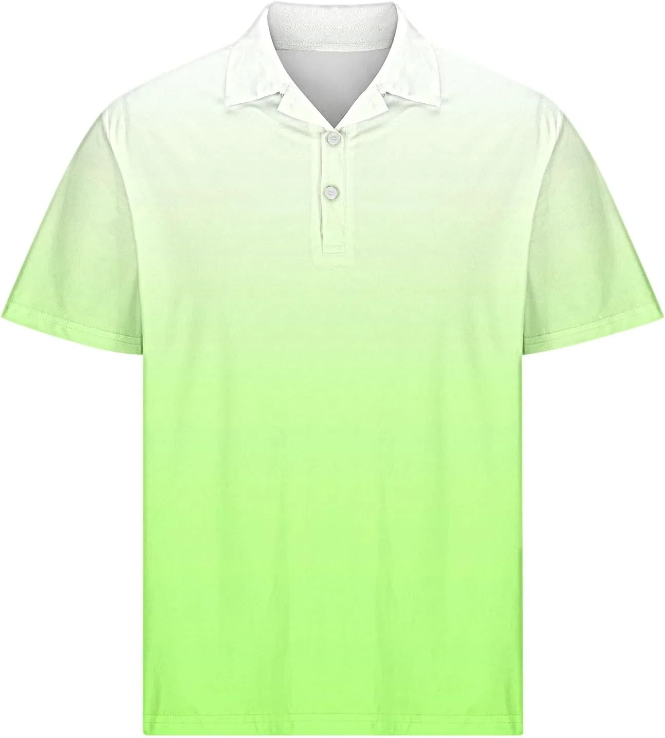 Мужская футболка свободного кроя с градиентом Button Down, Mint Green — фото 3