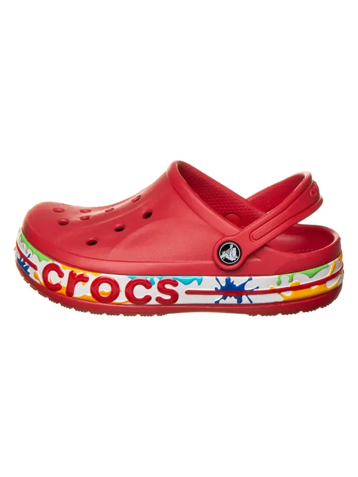 Сабо с принтом Bayaband Paint Splash Crocs, красный