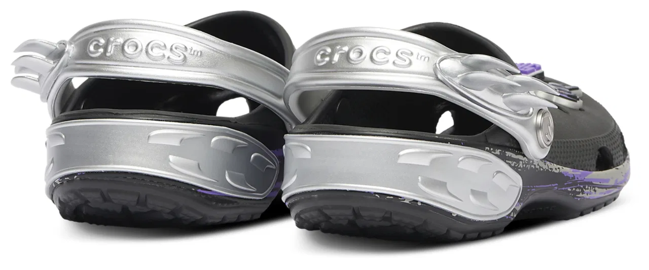 Сабо для мальчиков Teenage Mutant Ninja Turtles Crocs, фиолетовый/серебристый — фото 4