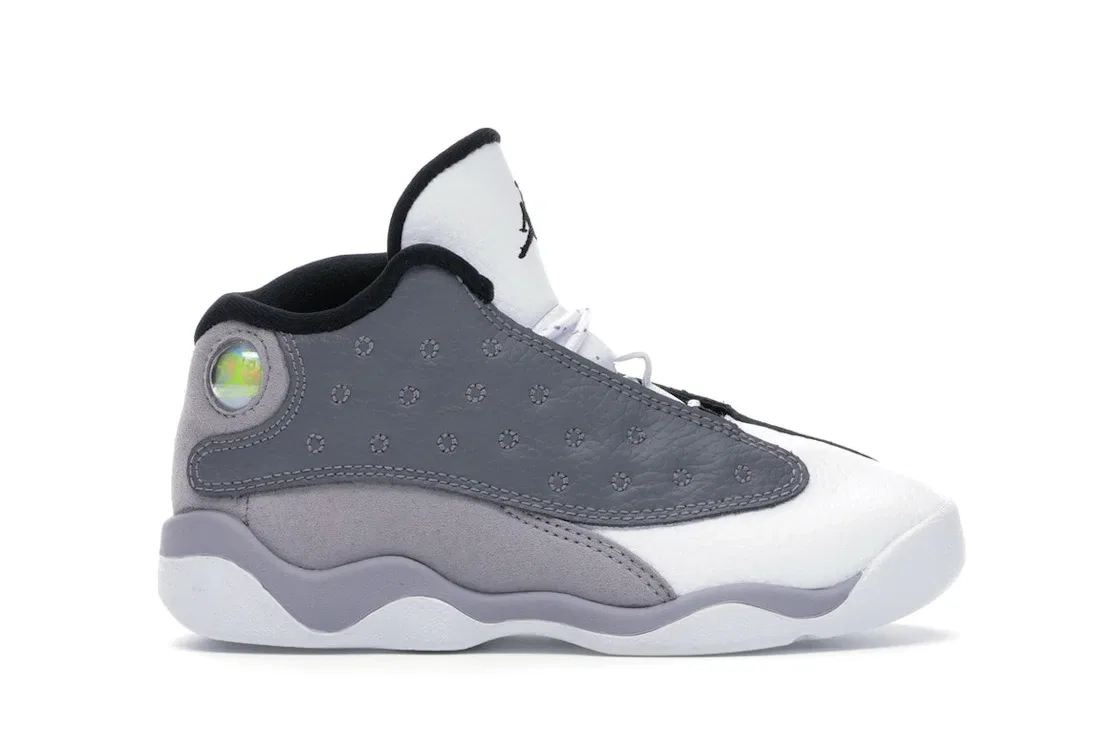 Детские кроссовки Lifestyle Jordan 13 Retro Atmosphere Grey/Black-White-University Red-Sail, Atmosphere Grey/Black-White-University Red-Sail