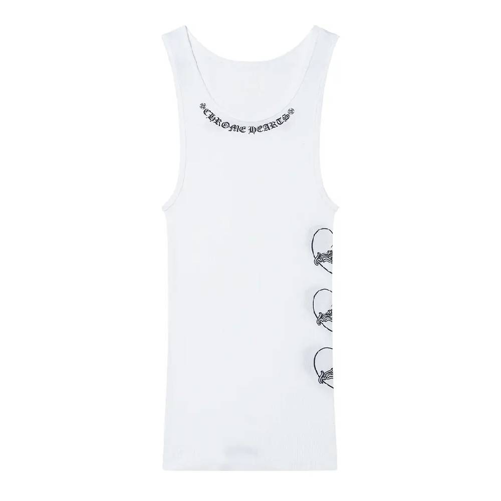 Майка Chrome Hearts Love You Rib, белый