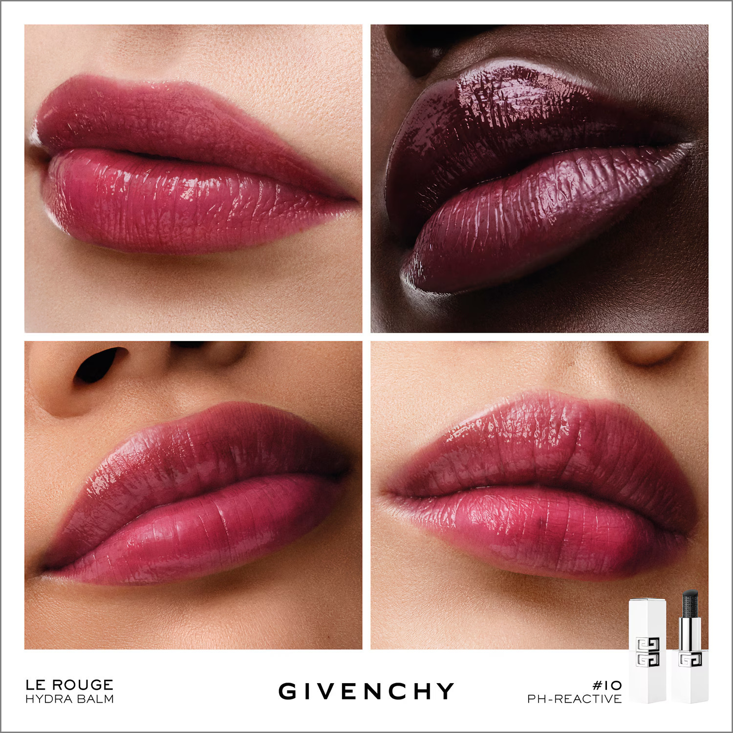 Уходовый бальзам для губ Givenchy Le Rouge Hydra Balm, тон 10 — фото 2