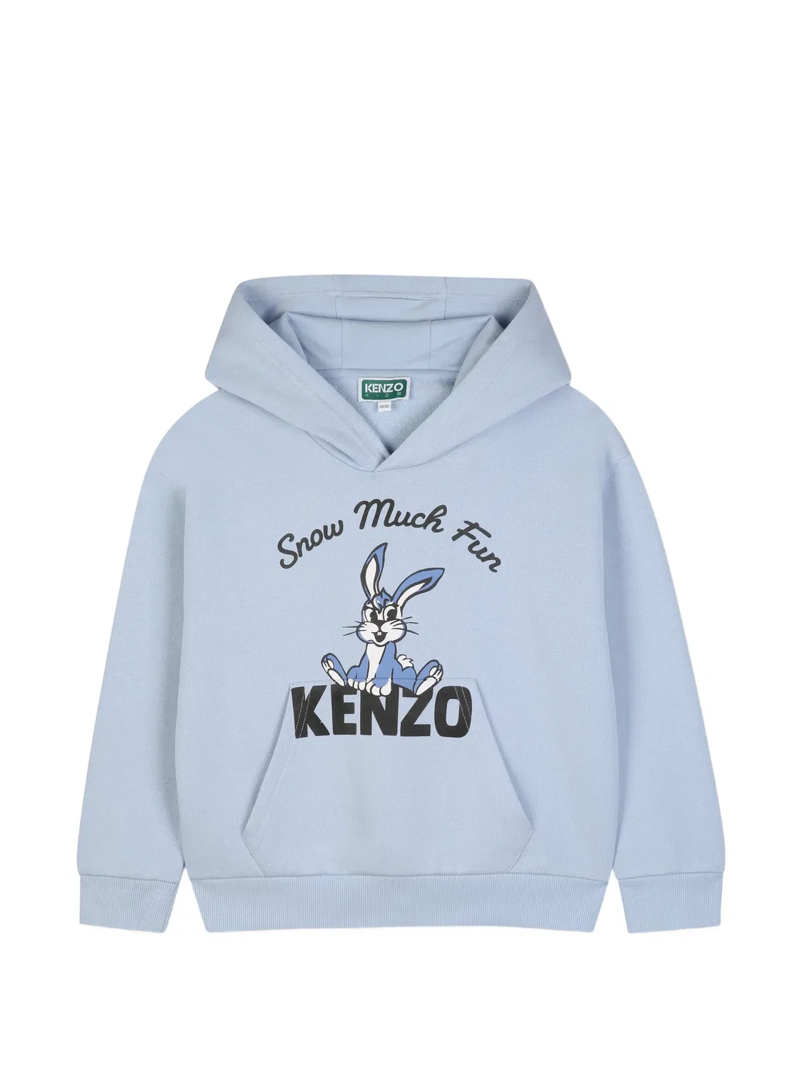 Kenzo Худи с графическим принтом, синий