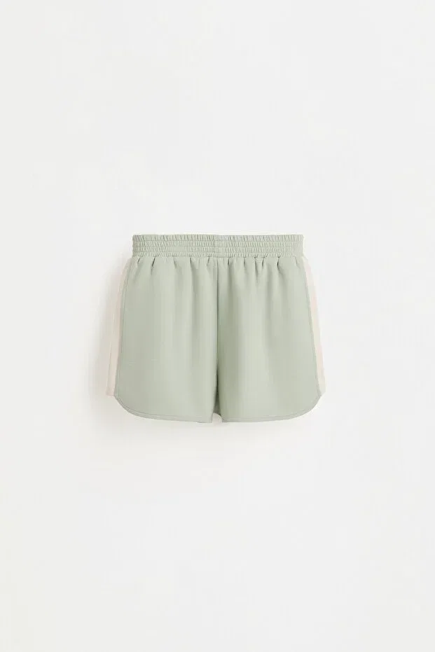 Детские спортивные шорты для девочек свободного кроя Lefties, Mint Green — фото 2