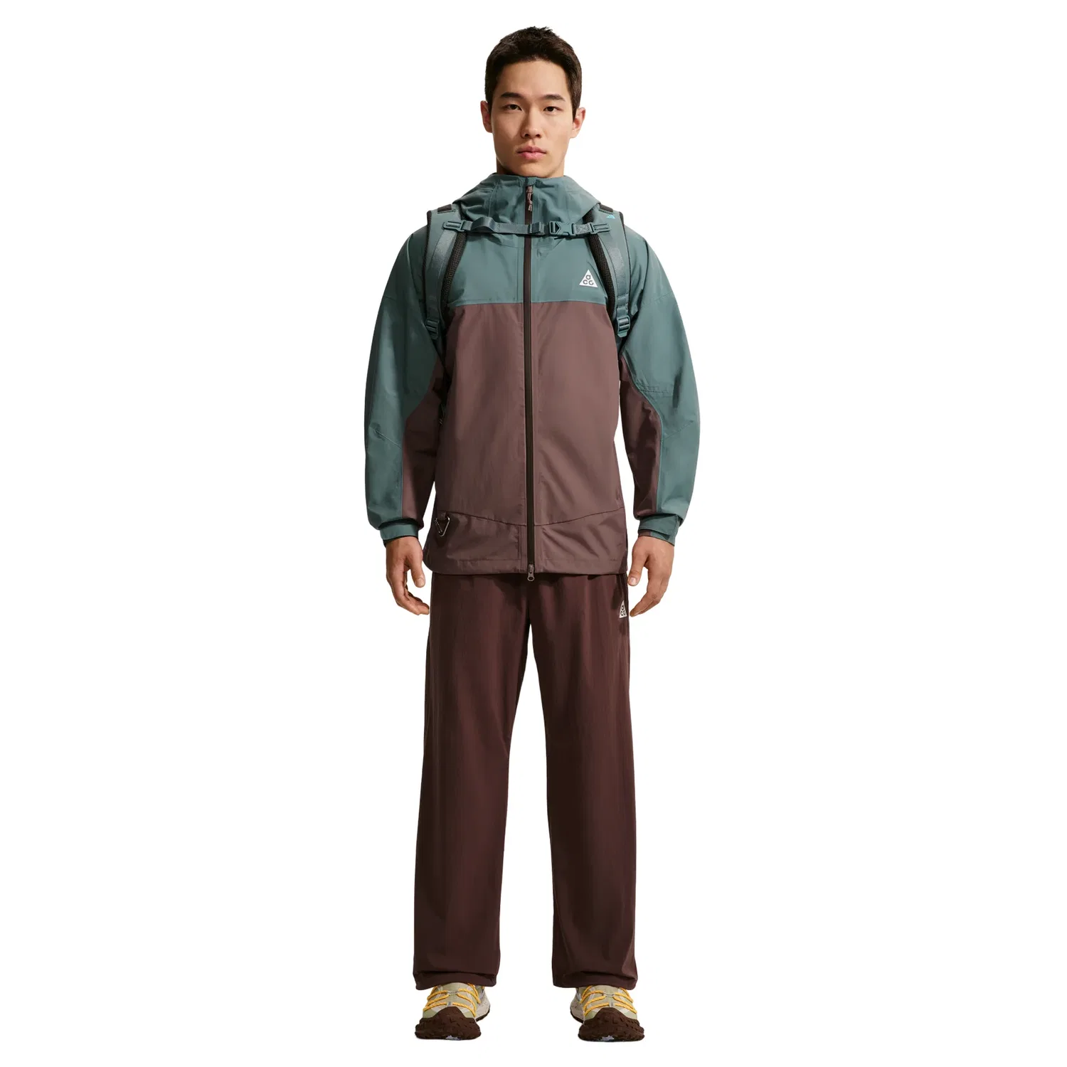 Мужская куртка ACG Storm-Fit ADV 2.5L Rain Jacket 'Morpho - Mineral Slate' Nike, Mineral Slate Blue / Tattoo / Peak White — фото 2
