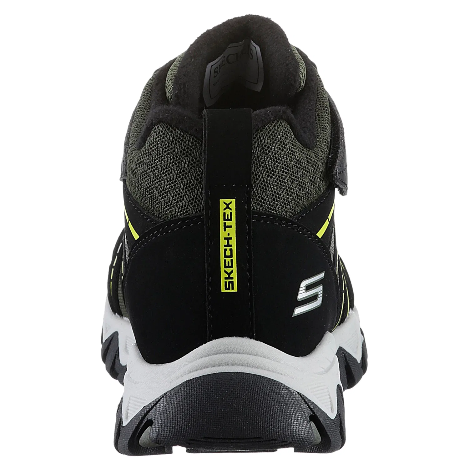 Детские зимние ботинки с флисовой подкладкой Skechers, Black Olive — фото 3